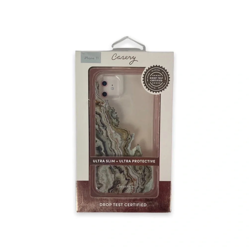 CASERY White &‎ Hazel Agate iPhone 11 Case
